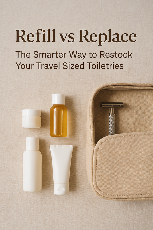 Refill vs Replace: A Smarter Way to Buy Travel Sized Toiletries